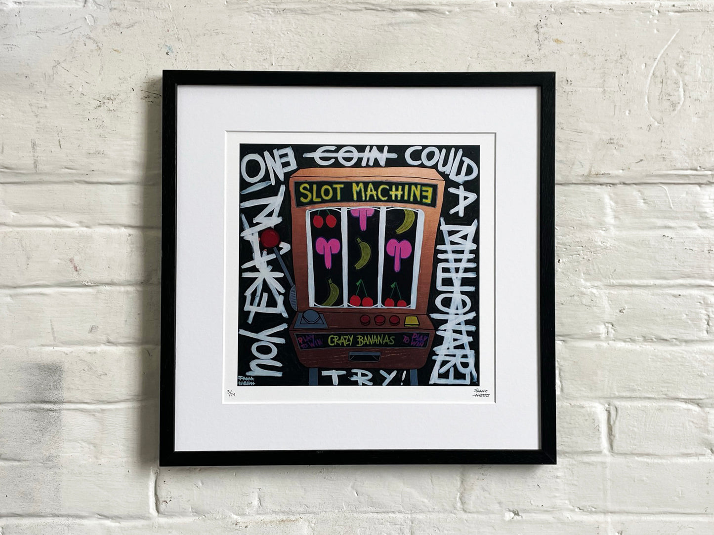 Limited Edt. Art Print – CRAZY BANANAS. By Frank Willems