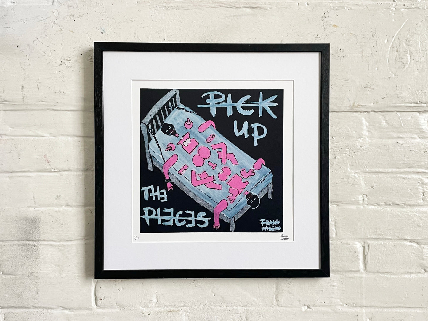 Limited Edt. Art Print – PICK UP THE PIECES by Frank Willems.