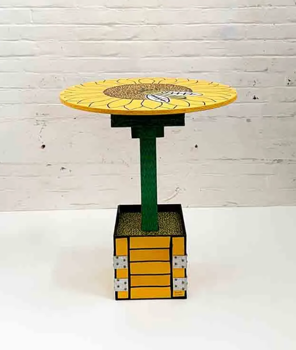 Frank Willems: Side Table – Sunflower – Bee