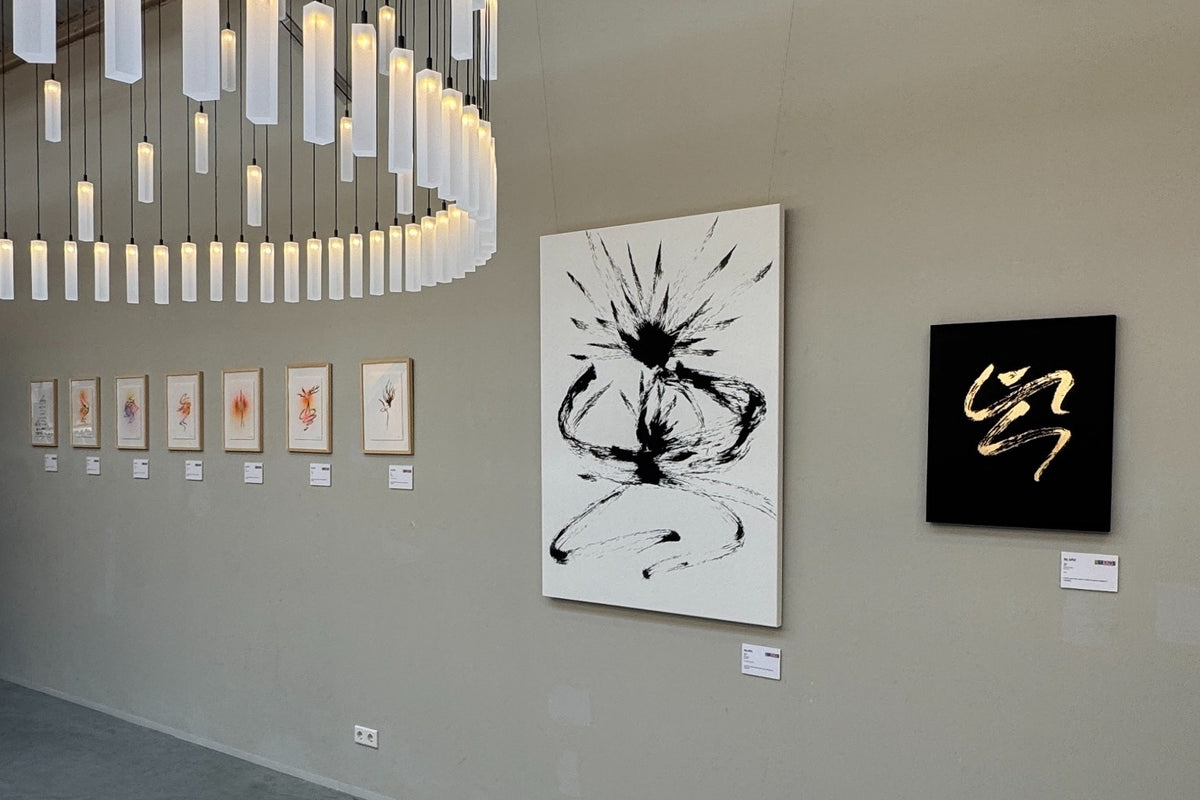 Rey Jaffet works installed at UNKnowN Art Gallery, Amsterdam